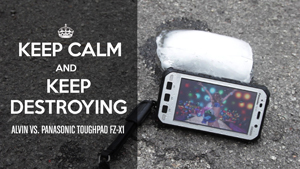Can we destroy the Panasonic Toughpad FZ-X1? 