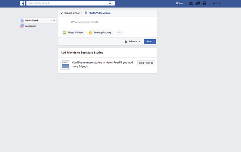 What happens when you unfollow everyone on Facebook
