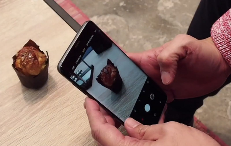 Hands-on: Samsung Galaxy S9 Bixby Vision Food in action