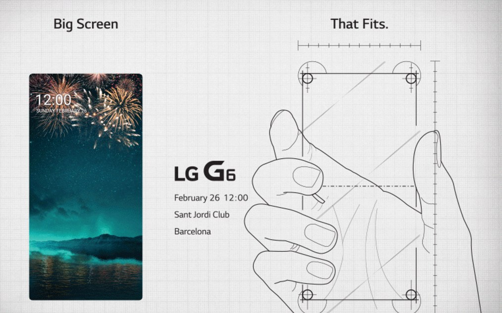 LG invite drops more hints about 'Big Screen' G6