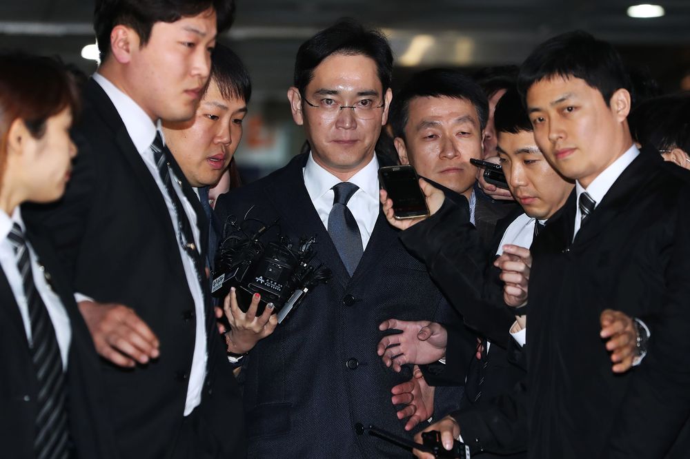 Samsung Vice Chairman Lee Jae-yong arrested for bribery, perjury and embezzlement