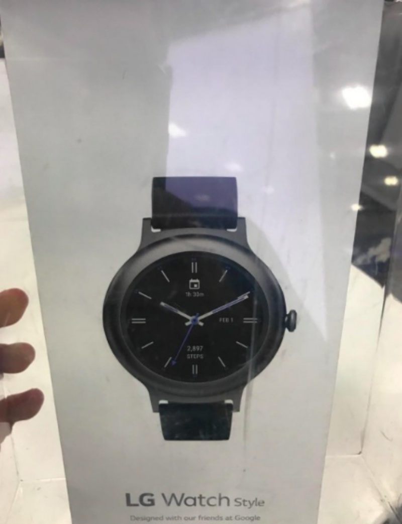 Retail package of LG Watch Style leaked 