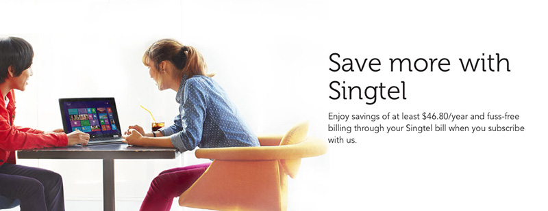 You can save quite a bit on Microsoft Office 365 if you subscribe to it through Singtel