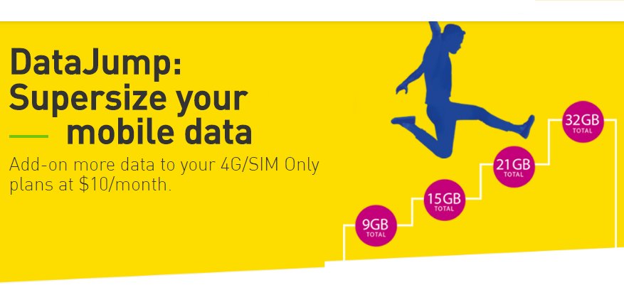 DataJump is StarHub's new mobile upsize option for up to 32GB of data!