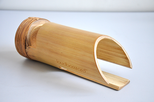 loudbasstard bamboo speaker