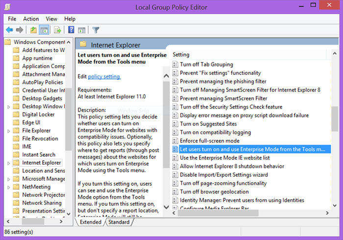 How-to: Enable Enterprise Mode in Internet Explorer 11 - HardwareZone ...