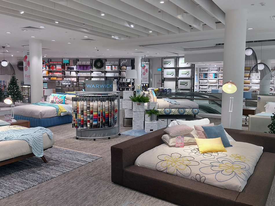 Harvey Norman's flagship store at Millenia Walk is big, pretty, and filled with gizmos