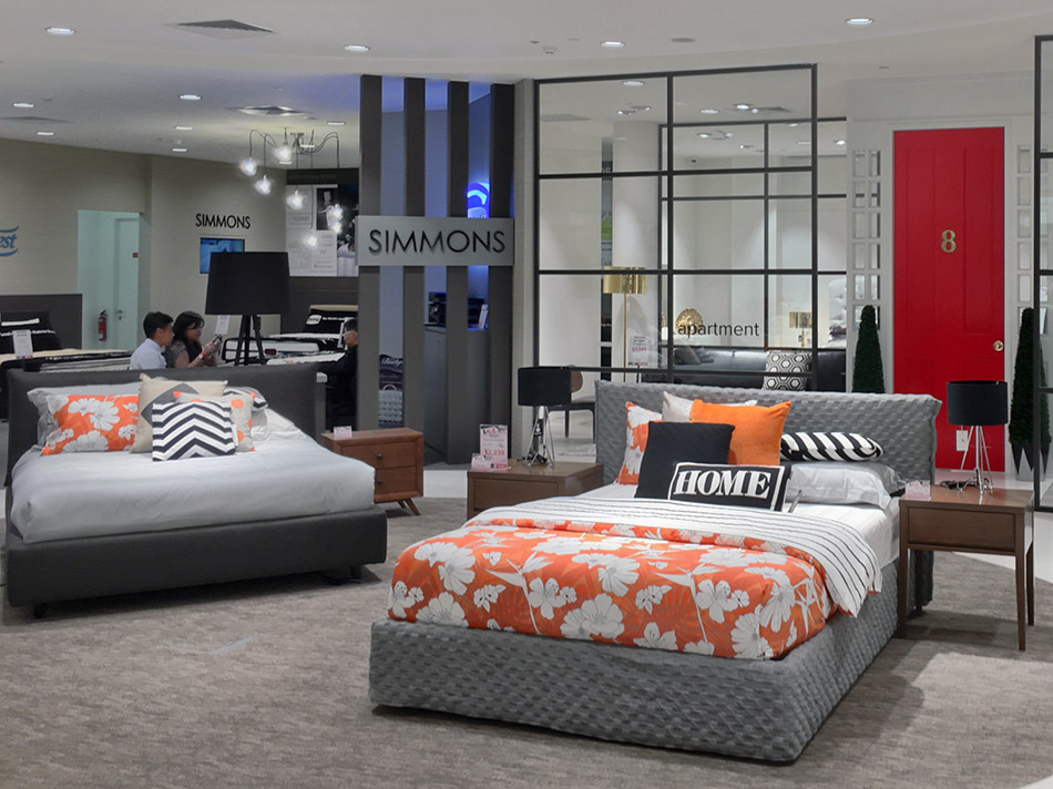 Harvey Norman's flagship store at Millenia Walk is big, pretty, and