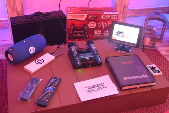 platinum karaoke bluetooth speaker & microphone