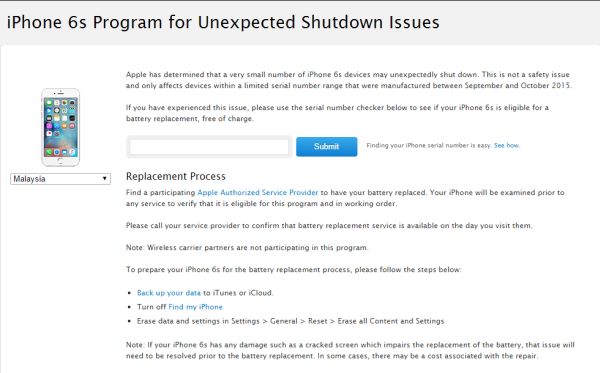 iPhone 6s' random shutdown issue more widespread, software fix is on