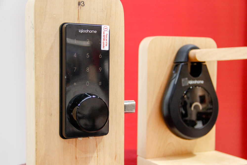 This is the Igloohome Smart Mortise, a smart lock that works offline