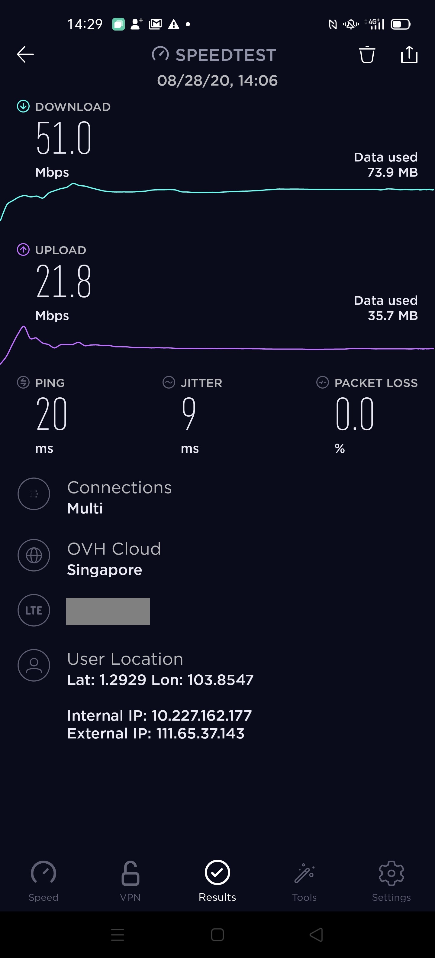 Testing South of Singapore StarHub 5G Test driving the brandnew