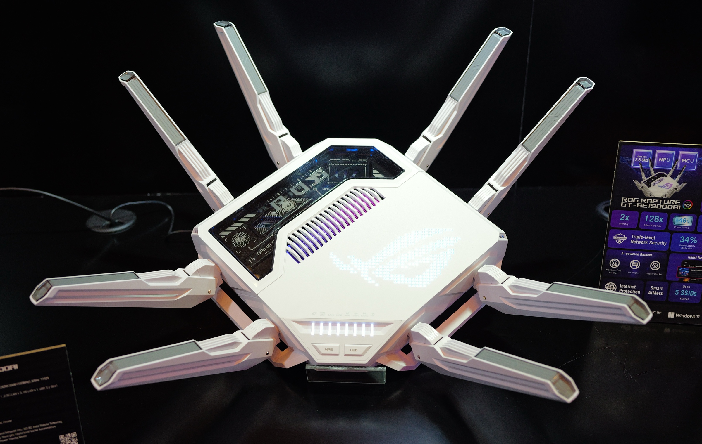 ASUS’ newest ROG WiFi 7 router has an NPU because AI is in everything