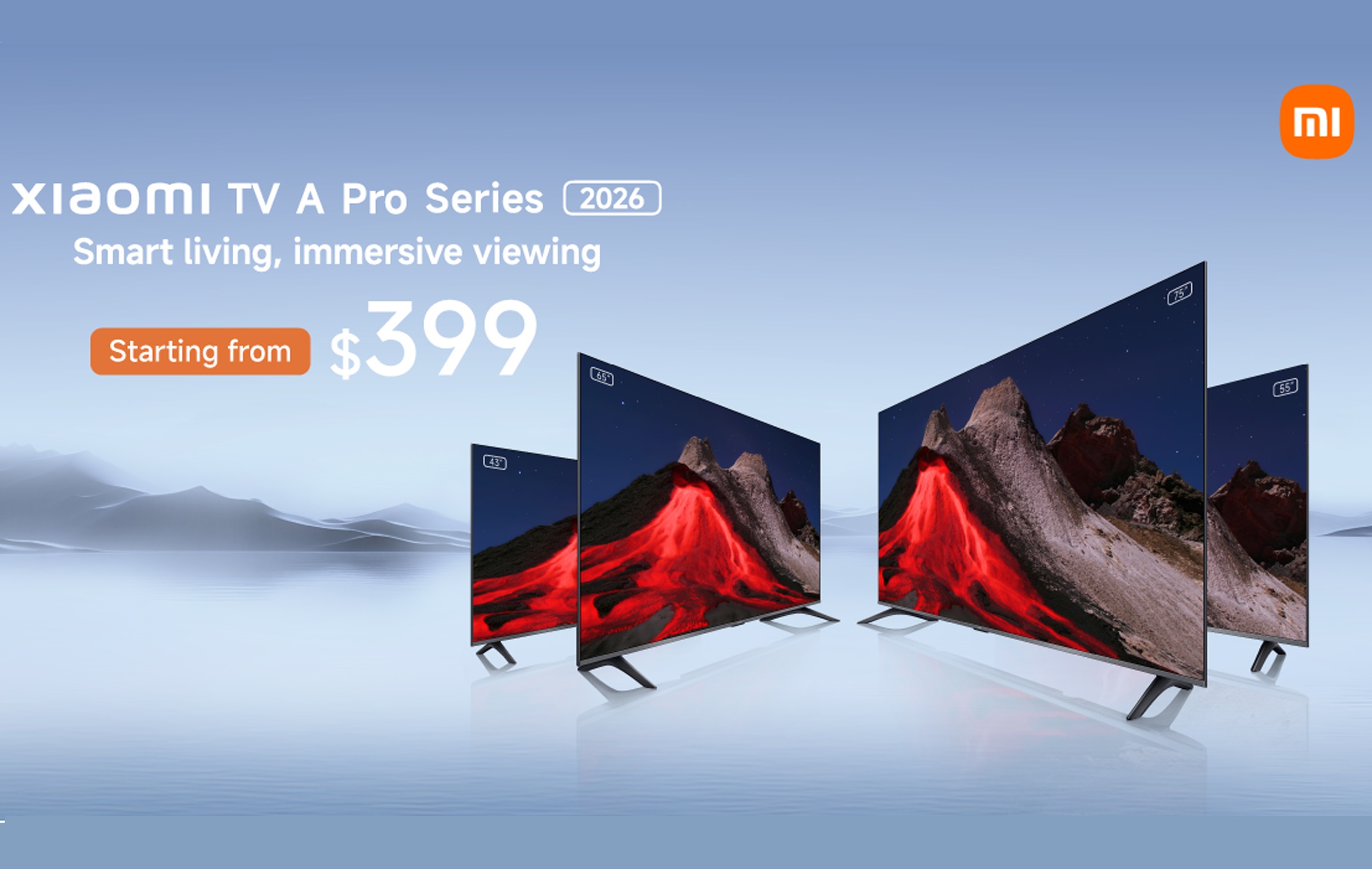 Xiaomi TV Une série Pro 2026 est ici à Singapour, alors qu'il est encore 2025. Image: Xiaomi Singapour.